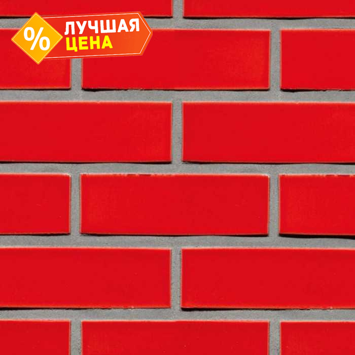 Кирпич облицовочный Terca Crystal Rood SP, 215х102х65 мм