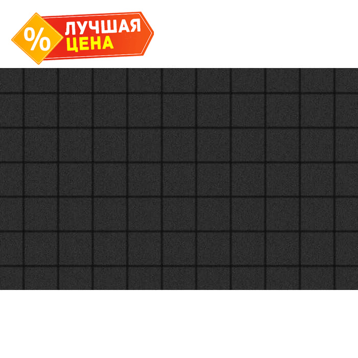 Плитка тротуарная Квадрат (ЛА-Линия) Б.3.К.6 гранит черный 100x100x60 мм