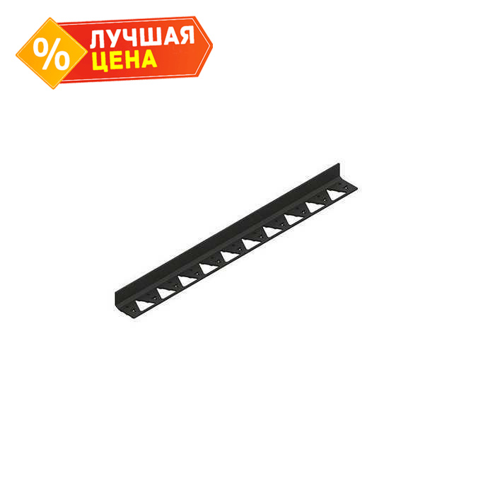 Бордюр Standartpark NewFix PRO черный, 3000*86*60 мм