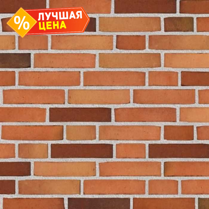 Кирпич облицовочный Randers Tegl Prima RT499, 228х108х54 мм