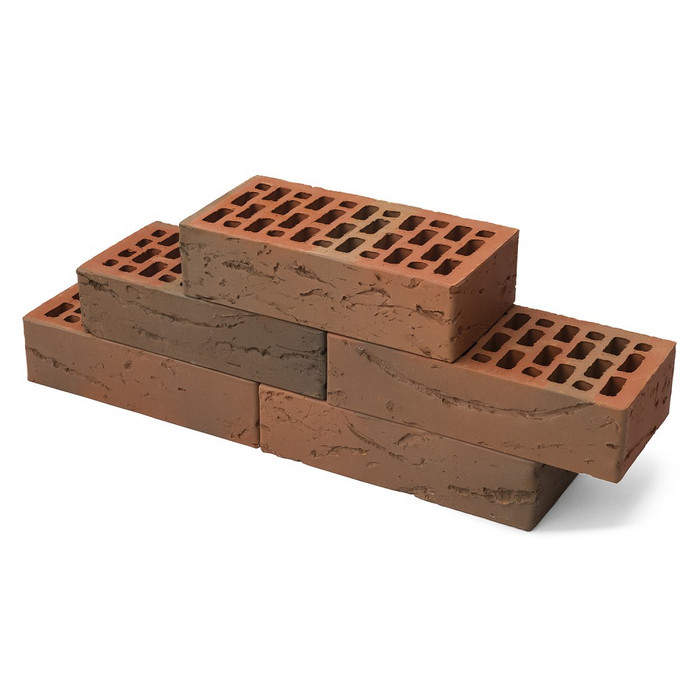 Кирпич BRAER облицовочный БРАЕР кладка кора дуба, М150, 250х120х65 мм