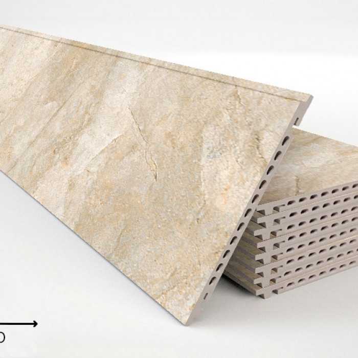 Керамогранитная плита FAVEKER GA16 для НФС, Rocks Beige, 800*400*18 мм