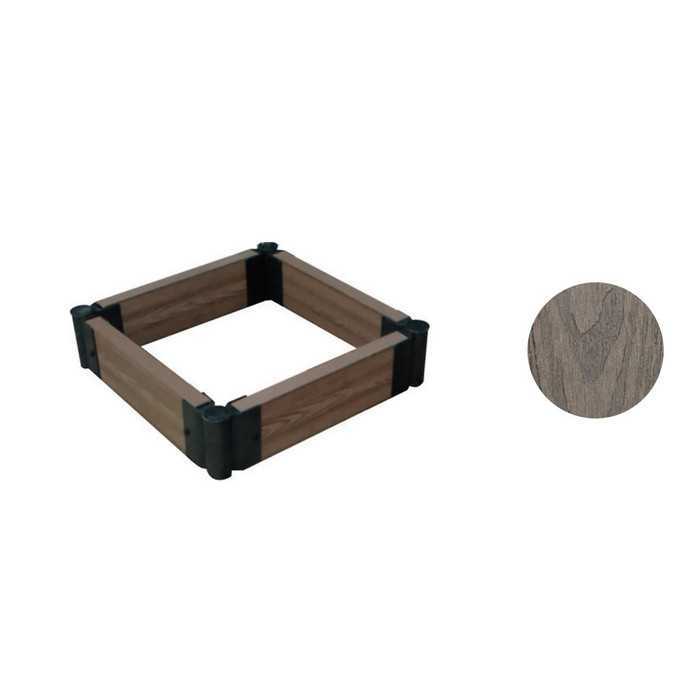 Комплект ограждения для клумбы CM Garden 600*600 мм Венге