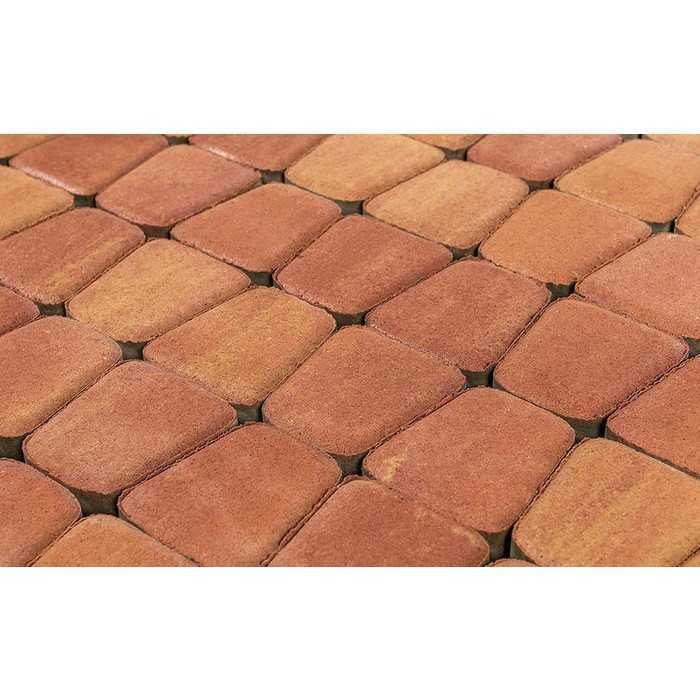 Плитка тротуарная BRAER Классико круговая Color Mix Рассвет, 73x110x115x60 мм